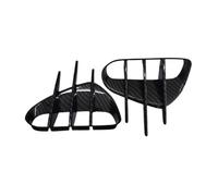 zyppk Autocollants spoiler ventilation latérale, Convient for KIA, Stinger 2018-2023 GT Line enjoliveurs de grille de feux antibrouillard avant(Front Carbon only)