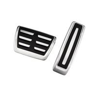zyppk Couvre-pédales de voiture, adapté for Q7, 2007-15, for Porsche Cayenne 2007-2018, adapté for VW, adapté for Touareg, 2007-2017, accessoires de pédale d'accélérateur de frein Protection pour péda