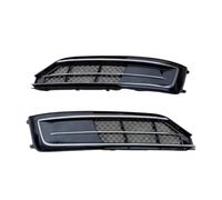 zyppk Grille de pare-chocs avant for phare antibrouillard, Convient for A8 W12 2015-2017 enjoliveurs de grille de feux antibrouillard avant(No holes)