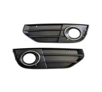 zyppk Grille protection phare antibrouillard avant, Convient for A4 B8 Allroad Travel 2010-2016 enjoliveurs de grille de feux antibrouillard avant(Left and Right)