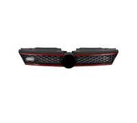 zyppk Grille ventilation pare-chocs avant voiture, Convient for Volkswagen/VW/Jetta Mk6 2012-2014 enjoliveurs de grille de feux antibrouillard avant(Red Line)