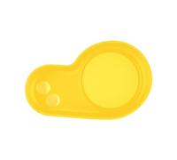 zyppk Housse de protection for tableau bord scooter électrique, adaptée à KuGoo, accessoire for écran d'affichage M4 en silicone Couvercle de tableau de bord pour Scooter(Yellow)