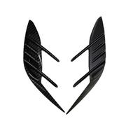 zyppk Lot 2 grilles d'aération latérales voiture, Convient for KIA, Stinger 2017-2023 enjoliveurs de grille de feux antibrouillard avant(Carbon Look)