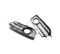 zyppk Lot 2 grilles phares antibrouillard pare-chocs, Convient for A1 8x 2010-2014 8x0807681A 8x0807682A enjoliveurs de grille de feux antibrouillard avant