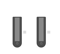 zyppk Lot de 1 à 2 housses protection for tableau bord scooter électrique, Convient for Xiaomi, 4 Pro Couvercle de tableau de bord pour Scooter(2 pcs black)