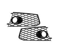 zyppk Lot de 2 calandres phares antibrouillard avant for voiture, Convient for la RS7 2014-2018, style hexagonal en nid enjoliveurs de grille de feux antibrouillard avant(Pair)