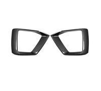 zyppk Lot de 2 couvercles calandre for phares antibrouillard avant, Convient for modèles A5 S5 2020-2022 enjoliveurs de grille de feux antibrouillard avant(Carbon Fiber Look)