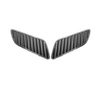 zyppk Lot de 2 grilles ventilation for capot avant voiture, Convient for modèles E90, E91, E92, F30, E46, DTM enjoliveurs de grille de feux antibrouillard avant(Glossy Black)