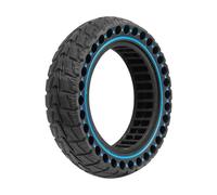 zyppk Pneus pleins for scooter électrique, Convient for Ninebot, MAX G30 DE LP, Gotrax, G6 et Zero, 10 pneus 10x2,5 60 70-6, sans chambre à air pneu solide pour scooter de mobilité trolley(Blue)