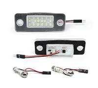 ZYQRXJ 2 pièces, for Audi A8 D3 Quattro 4E2,4E8 S8 2002-2010 Voiture arrière Blanc éclairage de Plaque d'immatriculation LED Lampes OEM 4E0943021,4E0943022 Lampe de Plaque d'immatriculation