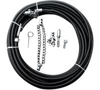 ZYREHAW Détartrant D'égout À Tige Flexible,Chaîne De Détartrage D'égout À Arbre Flexible, Outil De Perçage Rotatif De Drague D'égout, Outil d'entretien De Tuyaux pour Ressort De 16 Mm 400cm