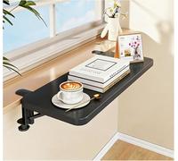 ZYREHAW Extension De Bureau À Clipser,Clavier D'extension De Bureau,Plateau D'extension De Bureau,Adapté Et Stable pour Table Bureau Maison Travailler Étudier, Jeu, Design Pliable E,60x25cm