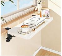 ZYREHAW Extension De Bureau À Clipser,Clavier D'extension De Bureau,Plateau D'extension De Bureau,Adapté Et Stable pour Table Bureau Maison Travailler Étudier, Jeu, Design Pliable B,90x20cm