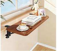ZYREHAW Extension De Bureau À Clipser,Clavier D'extension De Bureau,Plateau D'extension De Bureau,Adapté Et Stable pour Table Bureau Maison Travailler Étudier, Jeu, Design Pliable C,17.5x25cm