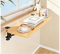 ZYREHAW Extension De Bureau À Clipser,Clavier D'extension De Bureau,Plateau D'extension De Bureau,Adapté Et Stable pour Table Bureau Maison Travailler Étudier, Jeu, Design Pliable D,40x20cm