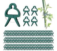 Zyrtkeriom 50 Pièces Clips de Support pour Plantes Grimpantes, Fixation Sécurisée pour Tomates, Concombres et Courgettes, Accessoire Indispensable pour Jardinage et Culture en Pot (1 Dimension)