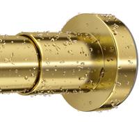 ZYRW Tringle à rideau de douche de 91,4 à 213,4 cm, en acier inoxydable, anti-rouille, réglable, tension à ressort, antidérapante, sans perçage, pour fenêtre de salle de bain