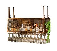 ZYSKABQ 2- Tiers LOFT Grid Metal IER RACKIR des VINS SEPLET DE Bouteille Vie Verre des Plus ÉTAGES Accession Octopus Feet