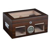 ZYSKABQ Boîtes de cigares, humidiseurs, boîte à cigares, humidité à cigares, cehumidor, Double Couche de Grande capacité Cigar Humidor, boîte de Rangement Espagnol, Environ 120 cigares (Octopus Feet