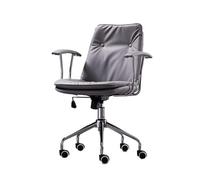 ZYSKABQ Bureau de Bureau en Cuir PU Moderne avec Roues et Bras Chaise pivotante Ergonomique pour Le Bureau et conférence Confortables (Blanc) Octopus Feet