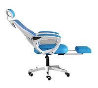 ZYSKABQ Chaise de Bureau à Maillage Ergonomique avec Repose-Pieds et Dossier 360 Chaise de tâche pivotante 90 145 ° Plaid de Bureau d'ordinateur ajusté avec Roues Octopus Feet