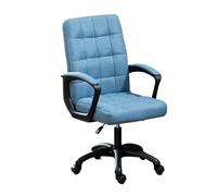 ZYSKABQ Chaise de Bureau de Bureau à Domicile Haut de Gamme avec accoudoirs et Roues Confortables Chaise de Direction du Coussin de Tissu pour Le Bureau de Bureau Gris de Bureau Octopus Feet