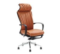 ZYSKABQ Chaise de Bureau de Bureau en Cuir Ergonomique avec Chaise de Boss réglable à tête d'oreiller avec Un Dossier élevé pour Une étude et Un Travail Confortables (Gris) Octopus Feet
