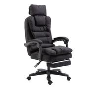 ZYSKABQ Chaise de Bureau de Direction en Tissu avec Appui-tête, Dossier et accoudoirs réglables, Chaise de Bureau Robuste pivotante à 360° pour Le Bureau à Domicile et Les Jeux (Noir) Octopus Feet