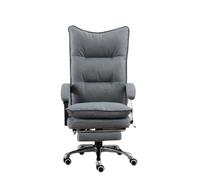 ZYSKABQ Chaise de Bureau en Cuir Haut de Gamme à Dos Haut avec Un Chaise d'ordinateur Ergonomique de Repos avec Support pour Le Bureau à Domicile (Gris) Octopus Feet