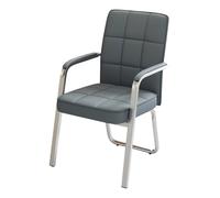 ZYSKABQ Chaise de Bureau en Cuir PU Ergonomique pour chaises de Jeu à Domicile Chaise de Bureau pour la réception Hall et Salle de conférence Couleur Rouge (Pas de Roues) Octopus Feet