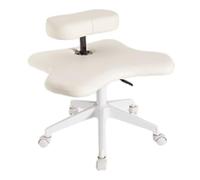 ZYSKABQ Chaise de Bureau Ergonomique à Jambes croisées avec roulettes, siège d'ordinateur pour la méditation et Le Yoga, Tabouret Roulant à Genoux, Chaise de Bureau Octopus Feet