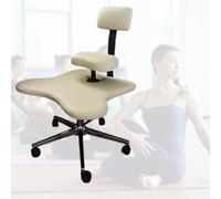 ZYSKABQ Chaise de Bureau Ergonomique avec Soutien Lombaire/Hauteur réglable/5 roulettes freinées, siège de méditation de Yoga Portable pour éviter Les Bosses, Chaise Noire Octopus Feet