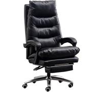 ZYSKABQ Chaise de Bureau exécutive de Luxury Greil en Cuir avec reproche à Pied rétractable Chaise de tâche pivotante pour Le Bureau à Domicile Conception et Confort ergonomiques Octopus Feet
