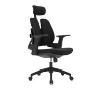 ZYSKABQ Chaise de Bureau exécutive Ergonomic High Back avec Support Lombaire à accoudoir réglable et Chaise de Bureau de tâche du Dos Moyen pour Le Bureau à Domicile (Gris) Octopus Feet