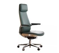 ZYSKABQ Chaise de Bureau exécutive Ergonomique avec Armes remontées et réglables Rolling Rolling High Work Cuir Bureau pour étude pour Adultes (Vert) Octopus Feet
