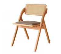 ZYSKABQ Chaise de Bureau Moderne en rotin avec Dossier et Design Pliable pour Le Bureau à Domicile ou l'extérieur de Couleur Grise. Octopus Feet
