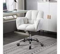ZYSKABQ Chaise de Bureau pivotant à Milieu de Dos Ergonomique Moderne avec Hauteur réglable pour la Conception de Luxe Lumineuse du Bureau à Domicile Octopus Feet