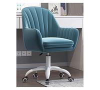 ZYSKABQ Chaise de Bureau pivotant avec Coussin de siège épais réglable Rouleau de Tissu en Velours et de Chaise de tâche du Dos au Bureau Ergonomique Essential Octopus Feet