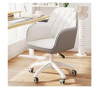ZYSKABQ Chaise de Bureau pivotante Moderne rembourrée en Velours, avec Hauteur réglable et roulettes, pour Bureau à Domicile, étude ou vanité, Gris Octopus Feet