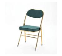 ZYSKABQ Chaise de Bureau Pliante rembourrée Moderne avec siège de Tissu en Velours côtelé idéal pour Les réunions de Bureau de la Cuisine Confortable et élégante (Taille dorée B) Octopus Feet