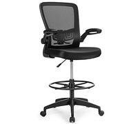 ZYSKABQ Chaise de Dessin Ergonomique Haute avec Support Lombaire à Hauteur réglable, Bras rabattables, Chaise de Jeu pour Ordinateur de Bureau Octopus Feet