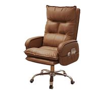 ZYSKABQ Chaise de Jeu Ergonomique à Dossier Haut pour Adultes, Chaise de Bureau avec Fauteuil en métal pour Chambre à Coucher et Salon, Option de Couleur Marron Octopus Feet