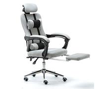 ZYSKABQ Chaise de Jeu Ergonomique de Style Course, avec Fonction d'inclinaison en Maille Respirante, Repose-Pieds et Dossier Haut, Jaune Octopus Feet