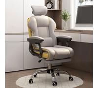 ZYSKABQ Chaise de Jeu pivotante réglable avec Support Dorsal en Cuir et Coussin en Latex, Conception Ergonomique pour Plus de Confort et de Soutien Octopus Feet