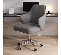 ZYSKABQ Chaise de Travail Ergonomique pivotante à Dossier Moyen avec roulettes pour Petits espaces, Chaise de Bureau Moderne pour Poste de Travail Informatique (Gris) Octopus Feet