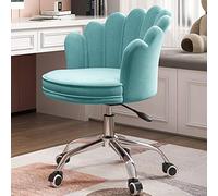 ZYSKABQ Chaise de Travail pivotante Moderne en Flanelle avec Hauteur réglable pour Salon, Dressing et Espace de Travail Octopus Feet