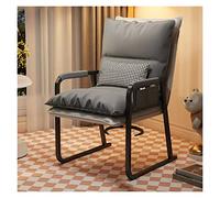 ZYSKABQ Chaise d'invité de Bureau Moderne avec Soutien Lombaire et sièges épais, Coussin sans accoudoirs pour Bureau, école, église, réception, Chaise d'appoint élégante et Confortable (Orange)