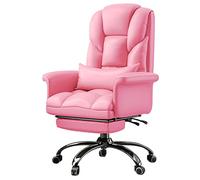 ZYSKABQ Chaise d'ordinateur de Jeu Ergonomique pivotante à Dossier Haut avec Chaise de Bureau à Domicile roulante en Cuir PU avec Soutien Lombaire et pédale Confortable Octopus Feet