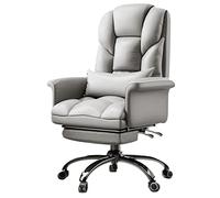 ZYSKABQ Chaise d'ordinateur de Jeu Ergonomique pivotante à Dossier Haut avec Chaise de Bureau à Domicile roulante en Cuir PU avec Soutien Lombaire et pédale Confortable Octopus Feet