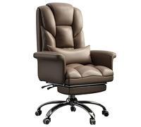 ZYSKABQ Chaise d'ordinateur de Jeu Ergonomique pivotante à Dossier Haut avec Chaise de Bureau à Domicile roulante en Cuir PU avec Soutien Lombaire et pédale Confortable Octopus Feet